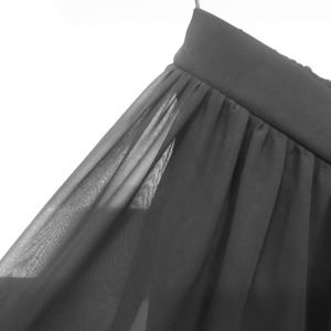Long black sheer skirt 💃🏽